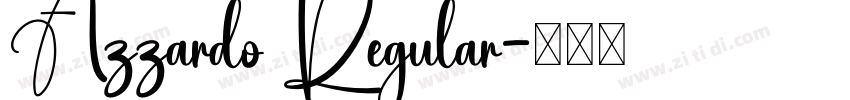 Azzardo Regular字体转换